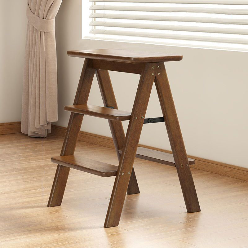 Traditional Vintage Rectangular Bamboo Bar Stool Footrest For Dining Room