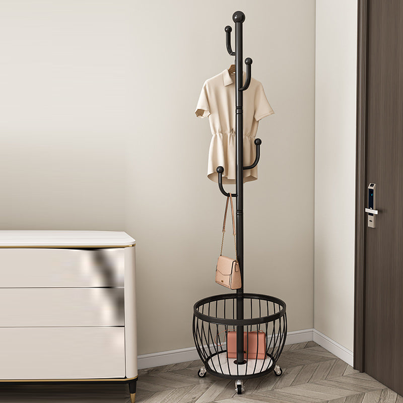 خزانة تخزين متحركة من الفولاذ الكربوني بأربعة أقطاب وستة أقطاب لغرفة النوم، مصنوعة من فرع شجرة بتصميم آرت ديكو حديث 