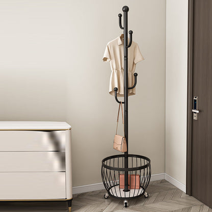 خزانة تخزين متحركة من الفولاذ الكربوني بأربعة أقطاب وستة أقطاب لغرفة النوم، مصنوعة من فرع شجرة بتصميم آرت ديكو حديث 