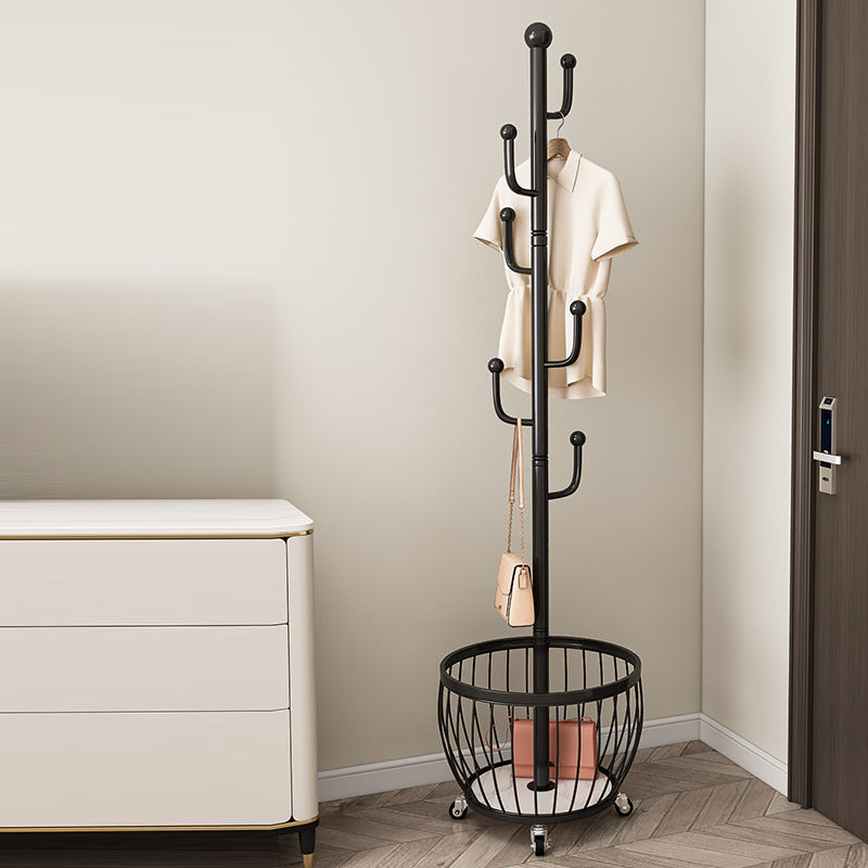 خزانة تخزين متحركة من الفولاذ الكربوني بأربعة أقطاب وستة أقطاب لغرفة النوم، مصنوعة من فرع شجرة بتصميم آرت ديكو حديث 