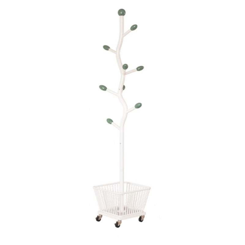 خزانة تخزين متحركة من الفولاذ الكربوني بتصميم فني حديث لغرفة النوم، مكونة من سلة واحدة 