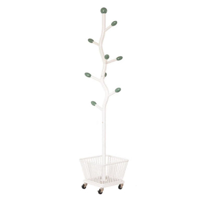 خزانة تخزين متحركة من الفولاذ الكربوني بتصميم فني حديث لغرفة النوم، مكونة من سلة واحدة 