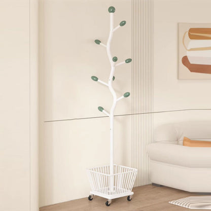 خزانة تخزين متحركة من الفولاذ الكربوني بتصميم فني حديث لغرفة النوم، مكونة من سلة واحدة 