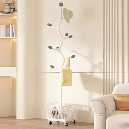 خزانة تخزين متحركة من الفولاذ الكربوني بتصميم فني حديث لغرفة النوم، مكونة من سلة واحدة 