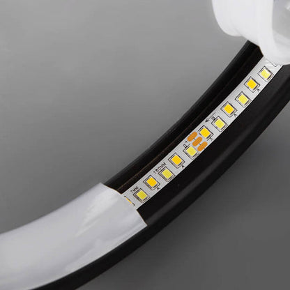 Modern Creative Square Round Acrylic Iron LED Semi-Flush Mount Light
