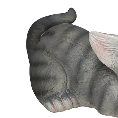 Garden Statue Solar Cat Resin with Butterfly Resin Outdoor Waterproof Decorative LED Night Light