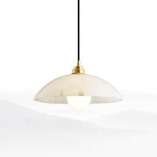 Nordic Spanish Marble Dome 1-Light Pendant Light