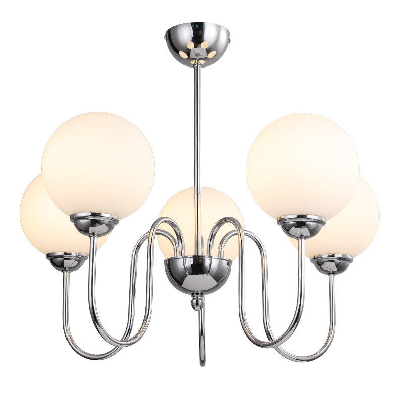 Modern Minimalist Vintage Round Ball 3/5/6/8-Light Island Light Chandelier