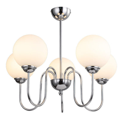 Modern Minimalist Vintage Round Ball 3/5/6/8-Light Island Light Chandelier