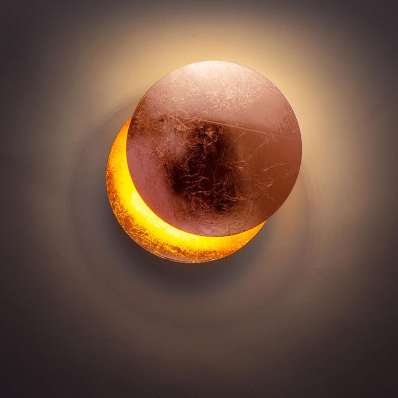 Modern Creative Solar and Lunar Eclipses 1-Light LED Art Wall Sconce Lamps