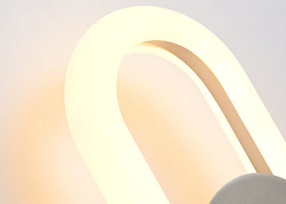 Modern Creative Oval Shape 1-Light LED Wall Sconce Lamps