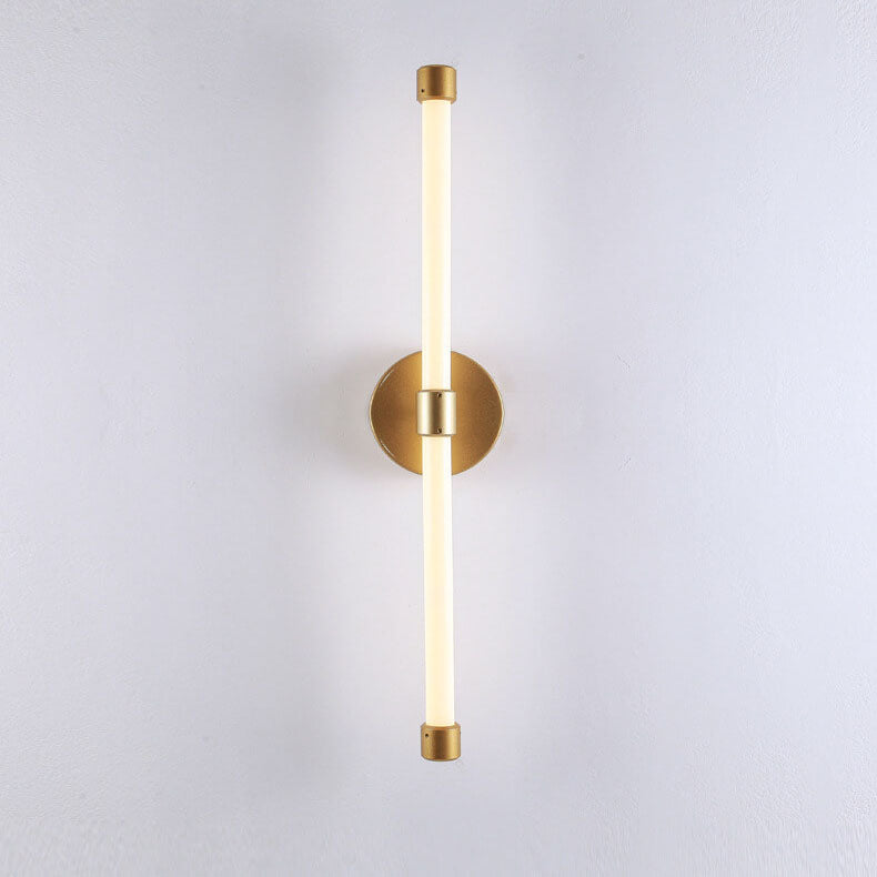 Modern Minimalist Tube Acrylic 1-Light LED Wall Sconce Lamp