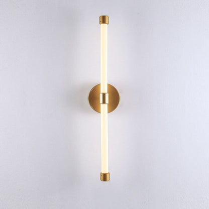 Modern Minimalist Tube Acrylic 1-Light LED Wall Sconce Lamp