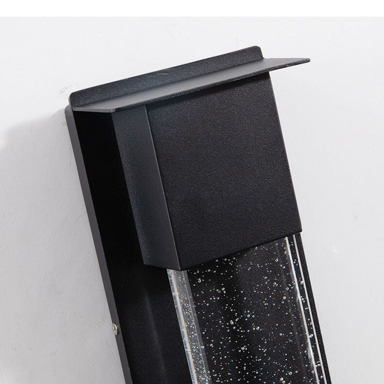 Modern Outdoor Waterproof LED Induction Crystal Outdoor Wall Sconce Lamps