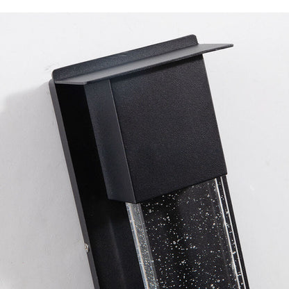 Modern Outdoor Waterproof LED Induction Crystal Outdoor Wall Sconce Lamps