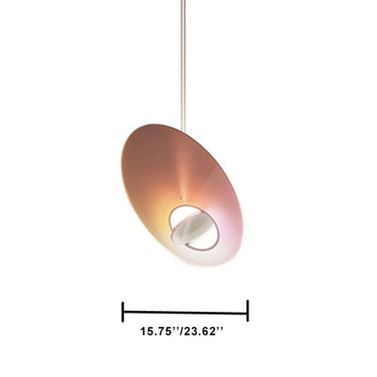 Galaxy Satellite Saturn Acrylic 1-Light LED Artistic Pendant Light
