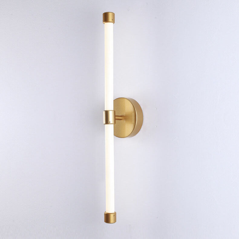 Modern Minimalist Tube Acrylic 1-Light LED Wall Sconce Lamp