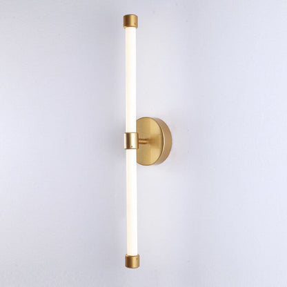 Modern Minimalist Tube Acrylic 1-Light LED Wall Sconce Lamp