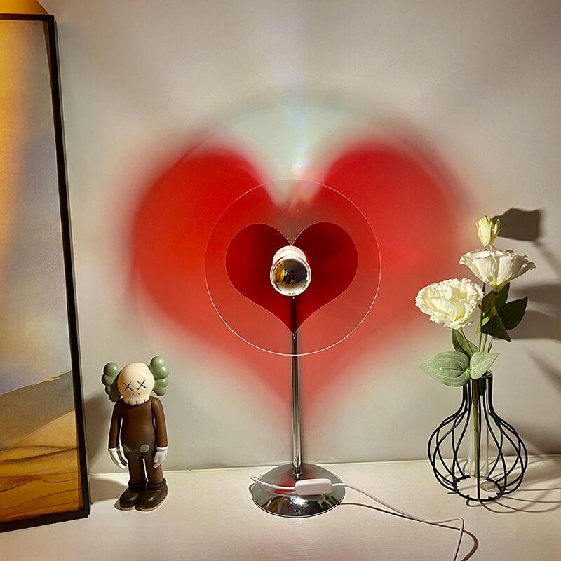 Creative Heart Shape 1-Light LED Vibes Standing Floor Lamp