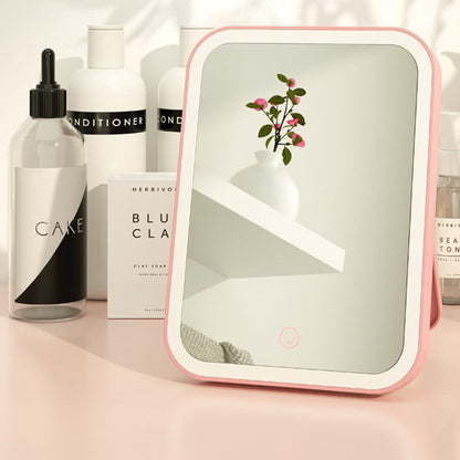 LED Makeup Mirror Touch Sensitive Portable Makeup Mirror