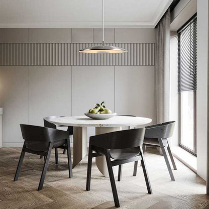 Nordic Round Plate Flying UFO 1-Light LED Pendant Light