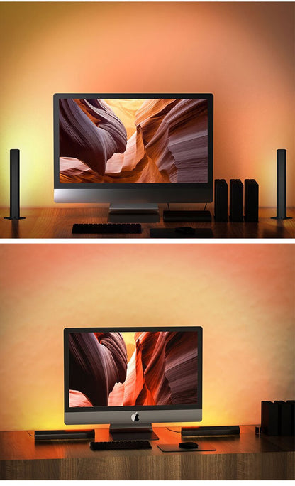 Creative Long Strip RGB 1-Light LED Table Lamp