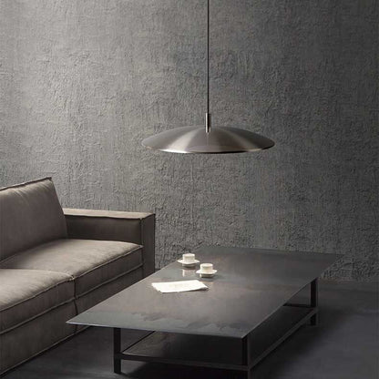 Nordic Round Plate Flying UFO 1-Light LED Pendant Light