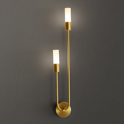 Nordic Minimalist U-Shaped 2-Light Wall Sconce Lamps