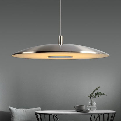 Nordic Round Plate Flying UFO 1-Light LED Pendant Light