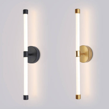 Modern Minimalist Tube Acrylic 1-Light LED Wall Sconce Lamp
