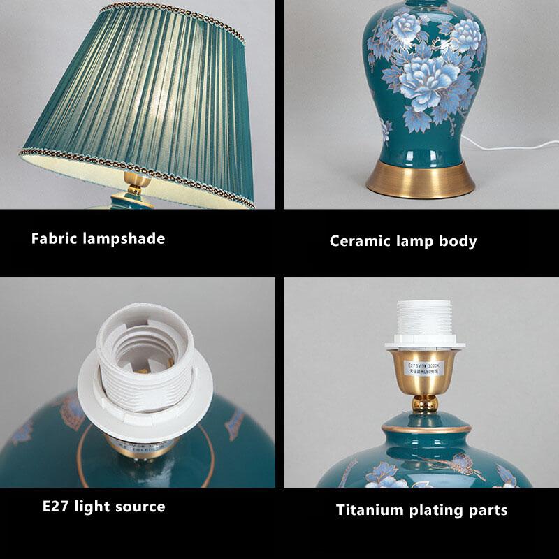 Modern Chinese Ceramic 1-Light Table Lamp
