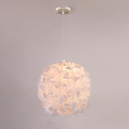 Modern Minimalist Acrylic Flower Globe 1-Light Pendant Light
