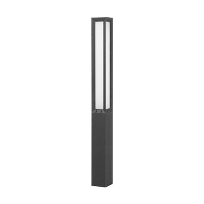 Modern Minimalist Waterproof Rectangle Galvanized Steel Acrylic LED Outdoor Light For Garden