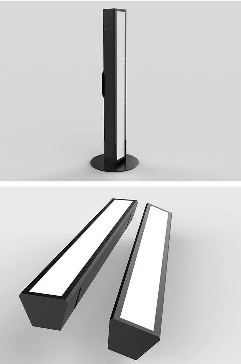 Creative Long Strip RGB 1-Light LED Table Lamp