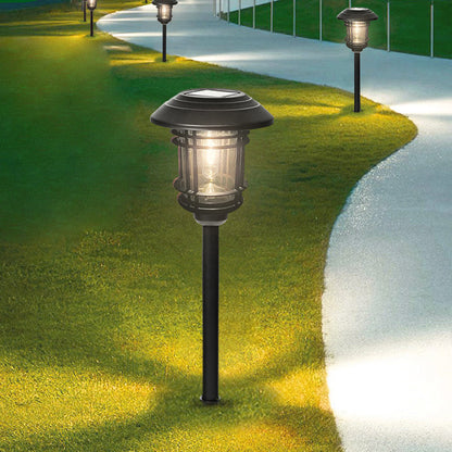 Modern Mid-century Solar Outdoor Waterproof Stainless Steel LED Outdoor Lawn Decorative Ground Plug Light
