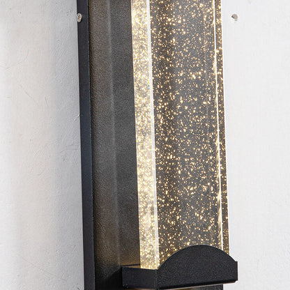 Modern Outdoor Waterproof LED Induction Crystal Outdoor Wall Sconce Lamps