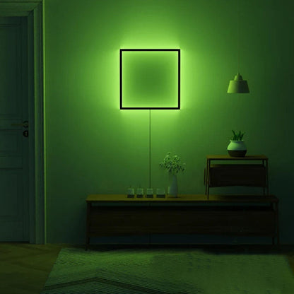 Creative RGB Square Shape Aluminum LED Wall Sconce Lamp