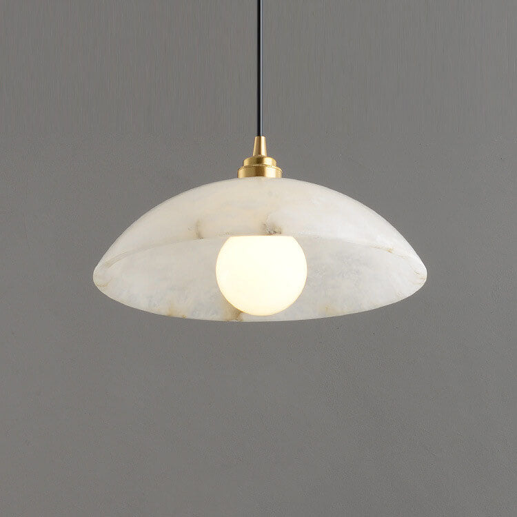Nordic Spanish Marble Dome 1-Light Pendant Light