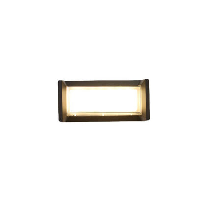 モダンな防水長方形LED 1灯屋外壁取り付け用燭台ランプ