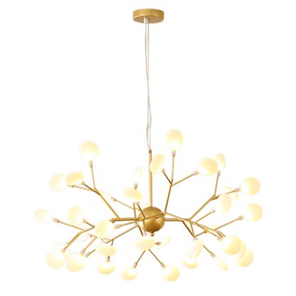 Modern Metal Branches 27/36 Light Fireflies LED Chandeliers
