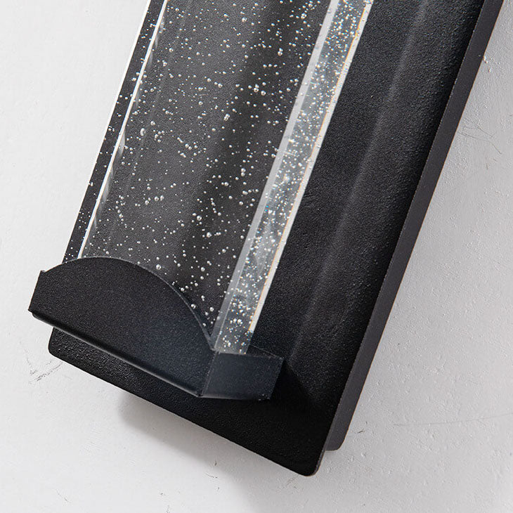 Modern Outdoor Waterproof LED Induction Crystal Outdoor Wall Sconce Lamps