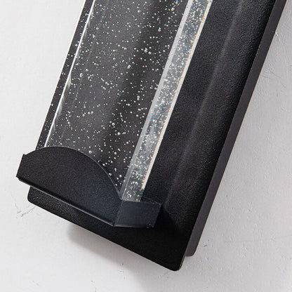 Modern Outdoor Waterproof LED Induction Crystal Outdoor Wall Sconce Lamps