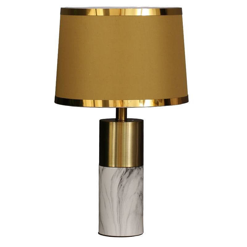 Nordic Fabric Column 1-Light Dimmer Touch Table Lamp