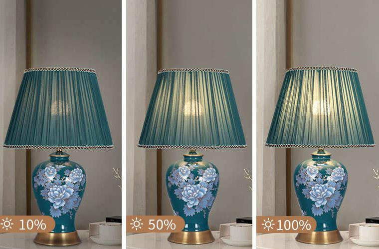 Modern Chinese Ceramic 1-Light Table Lamp
