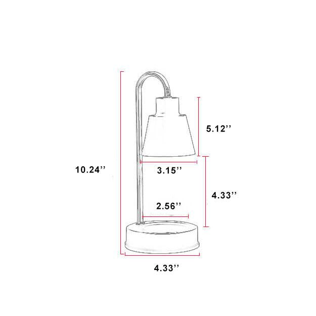 Creative Aroma Candle 1-Light  Metal Dome Decoration Table Lamp