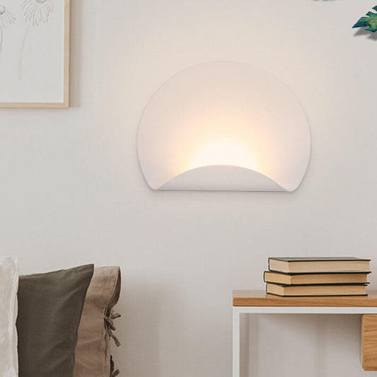 Modern Circle Shape Aluminum 1-Light LED Wall Sconce Lamps