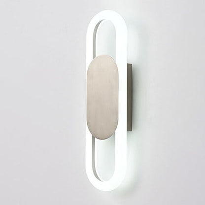 Modern Creative Oval Shape 1-Light LED Wall Sconce Lamps