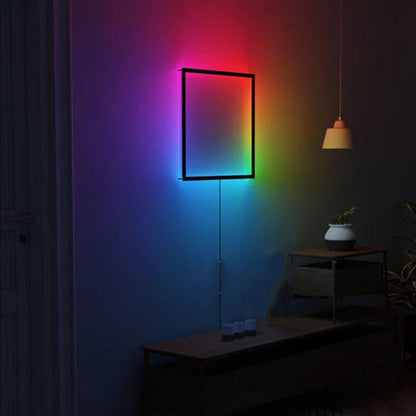 Creative RGB Square Shape Aluminum LED Wall Sconce Lamp