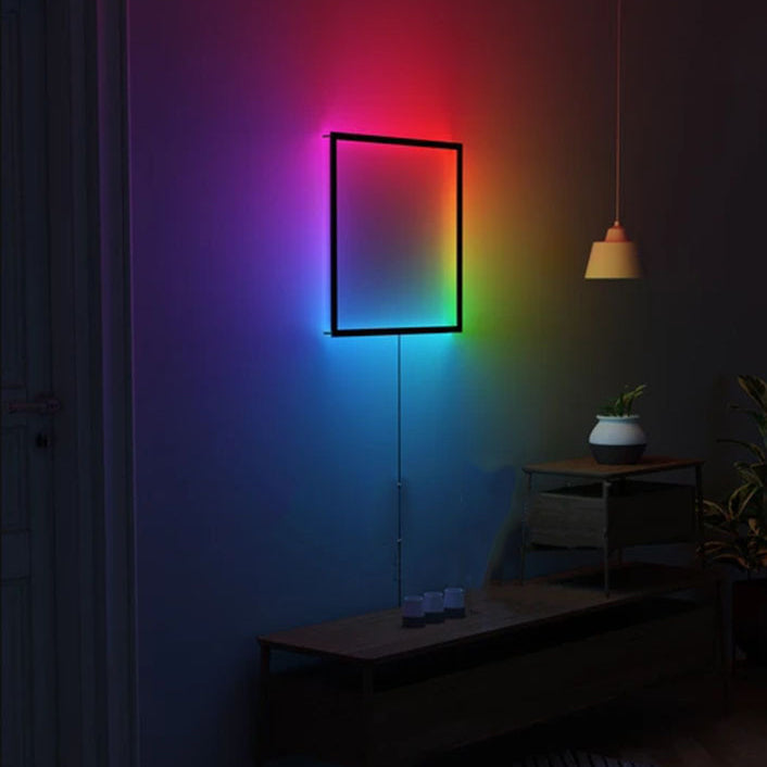Creative RGB Square Shape Aluminum LED Wall Sconce Lamp