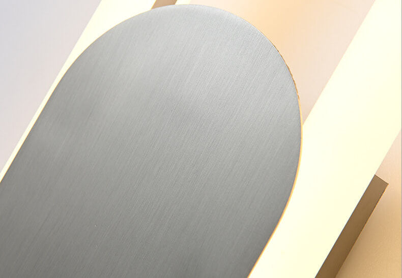 Modern Creative Oval Shape 1-Light LED Wall Sconce Lamps